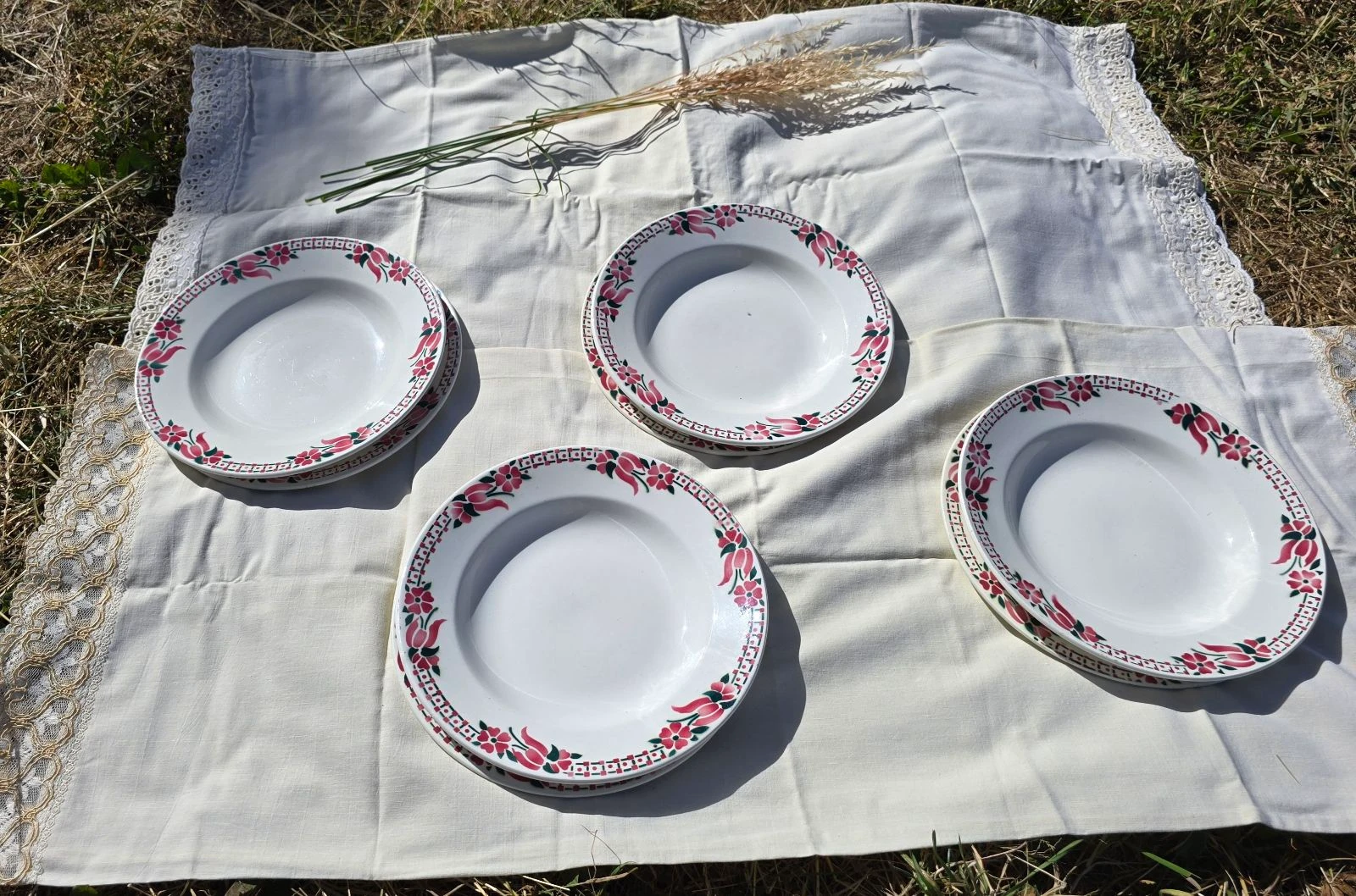 Juego de 8 platos Ceranord modelo Roubaix vajilla antigua – photo 5